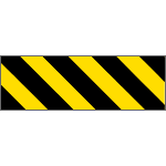 R9408 - Pannello adesivo rifrangente giallo nero