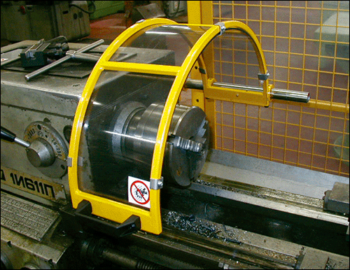 RIPA2 - protezione per tornio con attacco A2 (cupola esclusa)