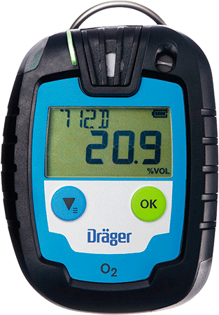 RSD113 - rilevatore 1 gas O2 (ossigeno )tascabile durata 2 anni