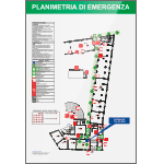 SECPF - targa crystal 300 x 450mm per planimetrie A3(grafica esclusa)