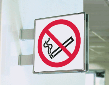 SEME1301BG - segnaletica all.Metal biff."Viet.fumare"