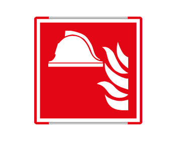 SEME15111GC - segnaletica all.Metal profilo ROSSO mono Pres.Antincen.ENISO 7010 F001