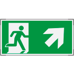 SEME715106N - segnaletica all.Metal mono "Usc.em."NE