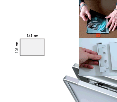 SEMS1015W - segnale alluminio METALSIGN monofacciale colore BIANCO