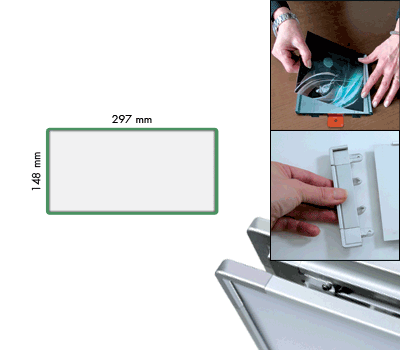 SEMS1529G - segnale alluminio METALSIGN monofacciale colore VERDE