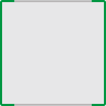 SEMS2121G - segnale alluminio METALSIGN monofacciale colore VERDE
