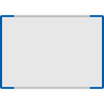 SEMS2129BS - segnale alluminio METALSIGN monofacciale colore BLU