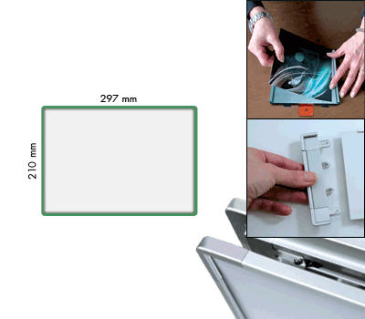 SEMS2129G - segnale alluminio METALSIGN monofacciale colore VERDE