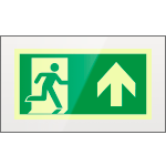 SEPSE715103FR - targa PLexi monof. uscita emergenza avanti fiss.inv EN ISO 7010