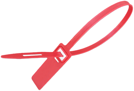 SGE1122R - confezione da 1000 sigilli piatti con inserto metallico mm.430 ROSSO