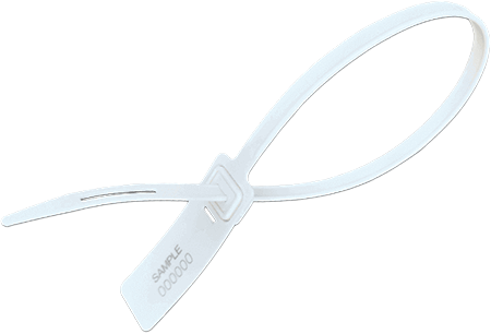 SGE1122W - confezione da 1000 sigilli piatti con inserto metallico mm.430 BIANCO