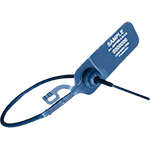SGE1128B - confezione da 1000 sigilli tubolari lunghezza mm.400 colore BLU