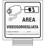 SIC5008G - sistema COLORFIX GRIGIO monofacciale Area Videosorvegliata (agg.GDPR)