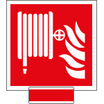 SICE15115A - sistema COLORFIX ROSSO monofacciale Lancia Antincendio EN ISO 7010