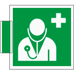 SICE15118BG - sistema COLORFIX VERDE bifacciale Personale Medico EN ISO 7010