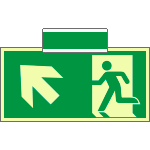 SICLE715105SN - sistema COLORFIX VERDE bifacc/sosp.luminescente Usc.Emer.NO ISO 7010