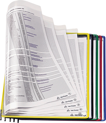 SMCA402 - confezione da 5 cartelline di grande capacita' per leggii SMCA..