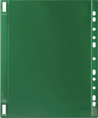 SMCA79G - cartelline perforate VERDI magnetiche per supporto SMCA790 e SMCA791