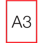 SMCT419R - cornice a scatto con protezione antiriflesso colore ROSSO ral 3020