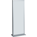 SMCT7200 - totem porta poster bifacciale con cornice a scatto per interni