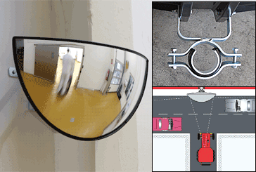 SP750 - Specchio stradale Panoramic acrilico