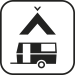 SR180 - Etichetta adesiva rifrangente Camping
