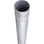 STC435 - Palo tubolare zincato spess.mm 2 diam.48 mt.3,50 h.