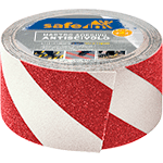 SWDS100RW - rotolo antiscivolo tipo STANDARD h.mm 100 x m.18,3 colore ROSSO/BIANCO