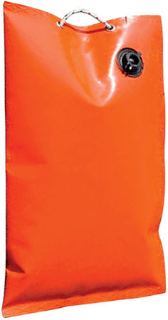 SZ24 - Sacco PVC zavorrabile con acqua o sabbia