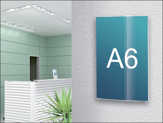 TKPQ10 - Targa murale o da banco convessa f.to A6