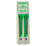 TNL20SG - Contenitore fotolumin.a muro per 2 barrette SNAPLIGHT 15cm incluse
