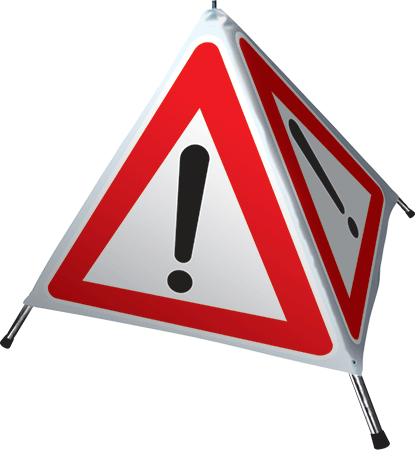 TS801 - Tendalino l.cm.80 con simbolo ALTRI PERICOLI