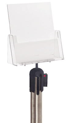 TSAP05 - tasca porta depliant formato A4 per colonnine SAFE IN