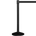 TSB512N - colonnina SAFE IN modello BASIC nera opaca con nastro NERO