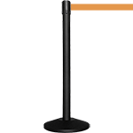 TSB512O - colonnina SAFE IN modello BASIC nera opaca con nastro ARANCIO