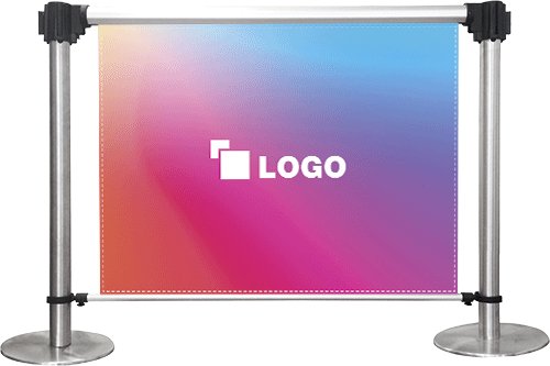 TSKB11 - kit banner per colonnine tendinastro,applicabile a tutte le colonnine