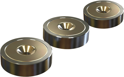 TSMS16M - confezione 3 magneti per rendere magnetico il terminale a muro TSMS16