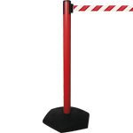 TSO100BR - colonnina SAFE IN modello OUTDOOR colore rosso nastro BIANCO/ROSSO