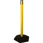 TSO100YX - colonnina SAFE IN modello OUTDOOR colore giallo SENZA nastro