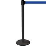 TSP202B - colonnina SAFE IN modello PLUS nera opaca con nastro BLU