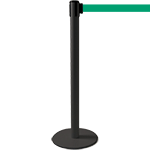 TSP202G - colonnina SAFE IN modello PLUS nera opaca con nastro VERDE
