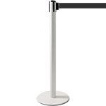 TSP205N - colonnina SAFE IN modello PLUS colore bianco con nastro NERO