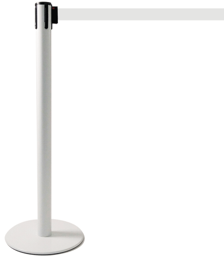 TSP205W - colonnina SAFE IN modello PLUS colore bianco con nastro BIANCO
