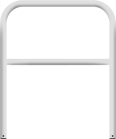 TSS100W - barriera parapedonale da interrare col.BIANCO d.48 mm cm 91,5X115,5 h.