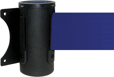 TST300B - testina a muro SAFE IN nera nastro 3 mt BLU