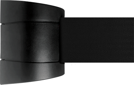 TST500N - testina a muro SAFE IN nera nastro 5 mt NERO