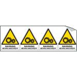 YE95274B - Sheet n. 4 label WARNING MOVING...