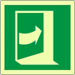 [EL15231KA] EL15231KA - cartello     apertura a spinta destra  EN ISO 7010