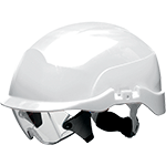 [ELE61W] ELE61W - elmetto Centurion mod. Spectrum dielettrico occhiali inclusi Bianco