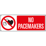 [EYE182801KS] EYE182801KS - Sign prohibition self-adhesive NO PACEMAKERS EN ISO 7010 P007